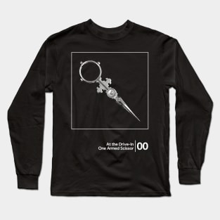 At the Drive-In - One Armed Scissor / Minimal Graphic Artwork Design Long Sleeve T-Shirt